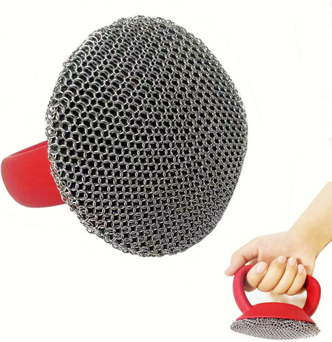Cast iron scrubber - cast, scrubber,