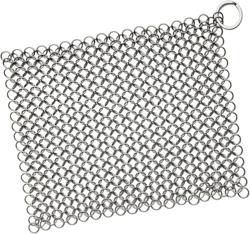 Chainmail scrubber for cooking - chainmail,