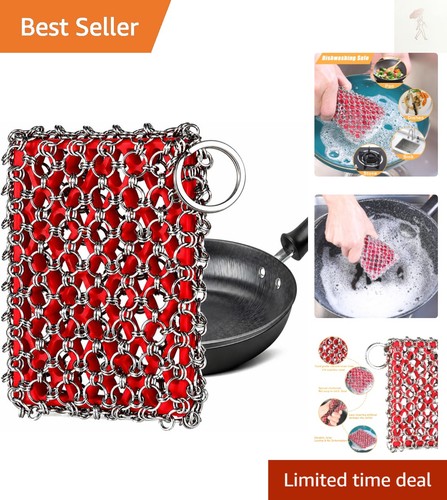 Cast iron scrubber skillet - iron, scrubber,