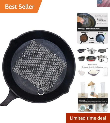 Cast iron cleaner - -, inch