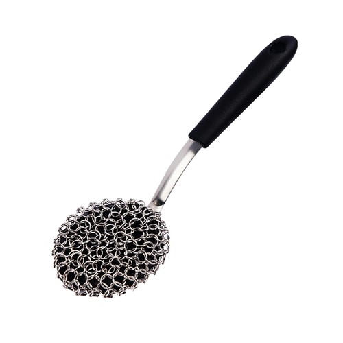 Cast iron chainmail scrubber - cast,