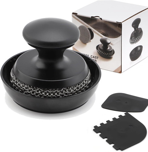 Cast iron scrubber - scrubber, cleaner