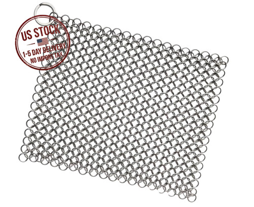 8x6 inch cast iron scrubber - cast,