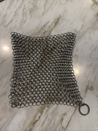 Chain mail scrubber stainless - mail,