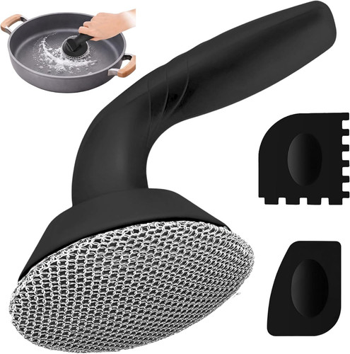 Cast iron scrubber - cast, stainless