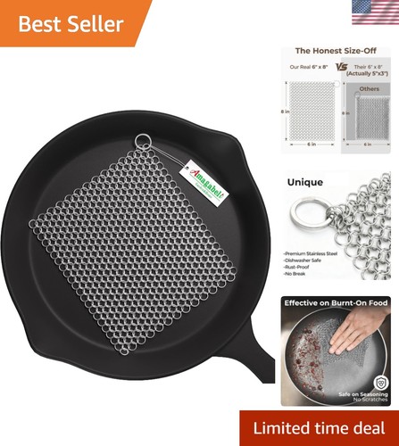 Amagabeli cast iron cleaner - cast,