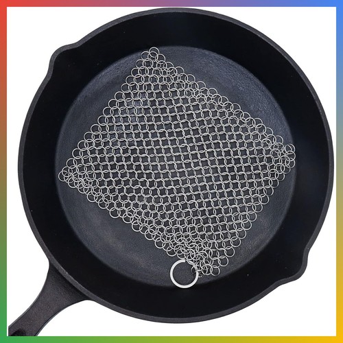 Cast iron cleaner - iron, chainmail