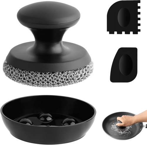 Cast iron scrubber cleaner - iron,